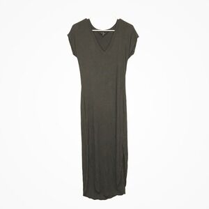 heavenly hues light grey maxi dress Grey Dress - Maxi Dress - Sleeveless Dress - V-Neck Dress